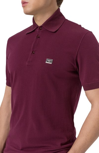 Хлопковое поло DOLCE & GABBANA, арт. G8SN1T/FU7EN, фото 5