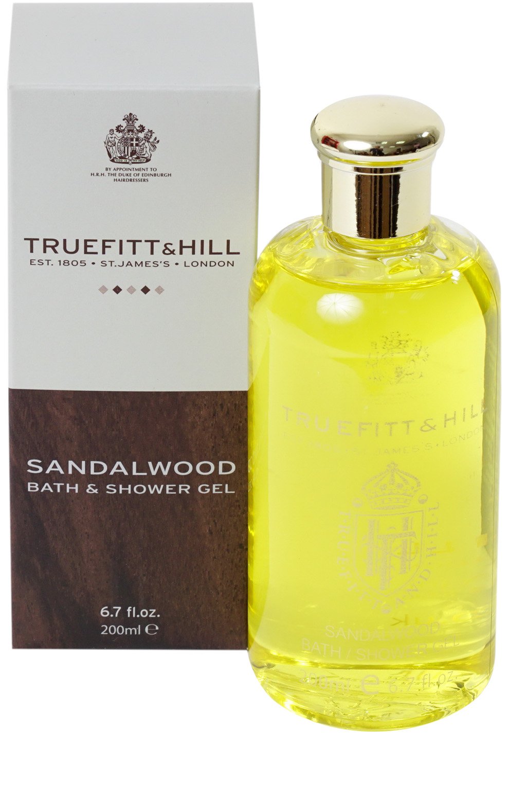 Гель для душа sandalwood (200ml) TRUEFITT AND HILL бесцветного цвета по цене 6600 руб., арт. 556, фото 1 Гель для душа sandalwood (200ml) TRUEFITT AND HILL, арт. 556, фото 1