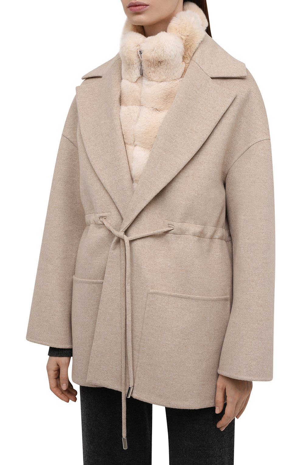 Пальто с меховой подкладкой FABIO GAVAZZI, арт. FG0900C, фото 3