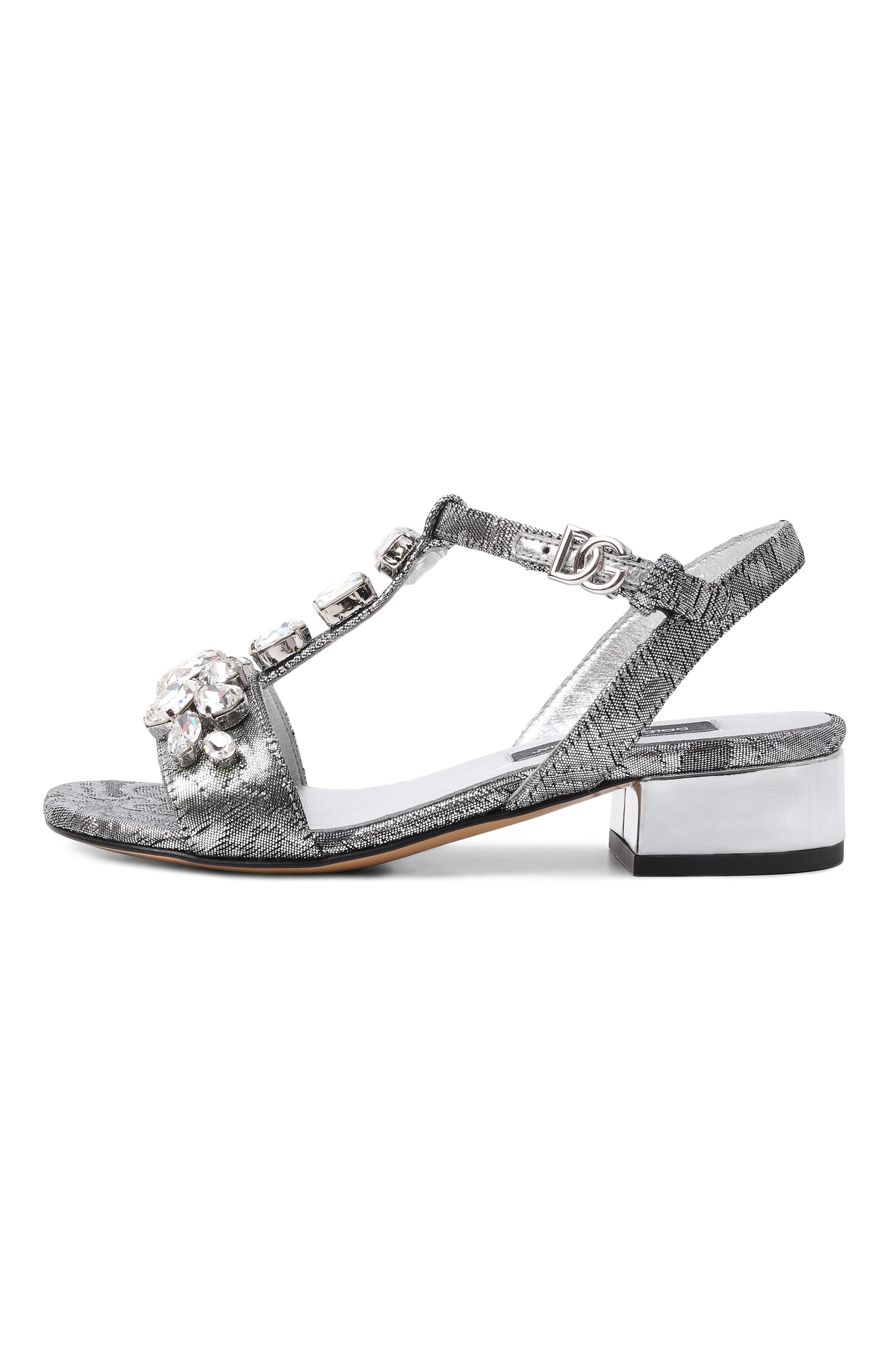 Текстильные босоножки DOLCE & GABBANA, арт. D11370/AS203, фото 2