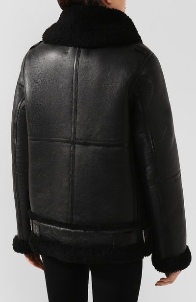 Дубленка ACNE STUDIOS черного цвета по цене 375500 руб., арт. A70022, фото 4 Дубленка ACNE STUDIOS, арт. A70022, фото 4
