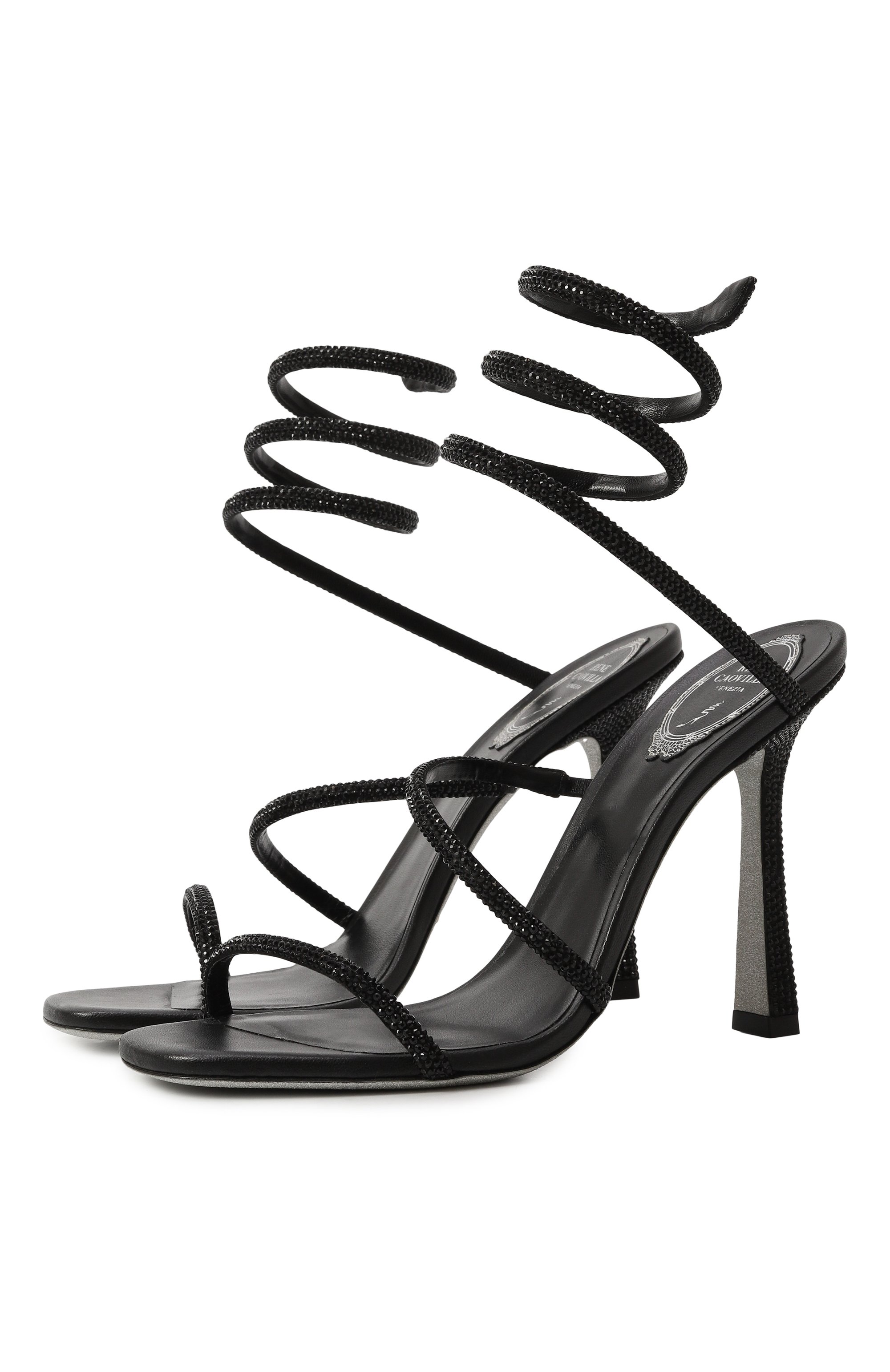 Текстильные босоножки cleopatra 105 RENE CAOVILLA, арт. C11575-105/R001, фото 1