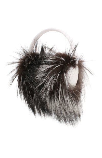 Наушники с мехом лисицы FENDI белого цвета по цене 92000 руб., арт. FAC064 A8Z2, фото 2 Наушники с мехом лисицы FENDI, арт. FAC064 A8Z2, фото 2