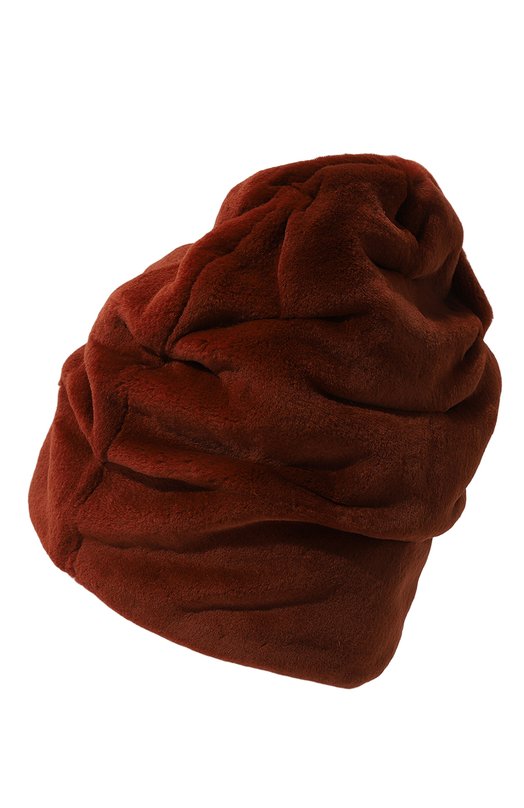 Шапка Шарпей New из меха норки FurLand 0204100150202600000 Коричневый  0204100150202600000 Фото 3