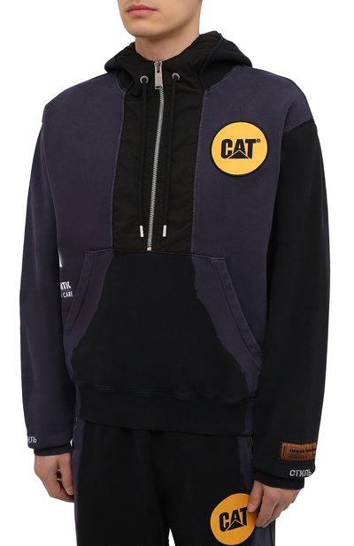 Хлопковое худи heron preston x cat HERON PRESTON, арт. HMBB020S21JER0011018, фото 3
