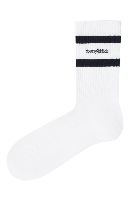 Хлопковые носки Sporty and Rich AC026511300WH01 Белый AC026511300WH01