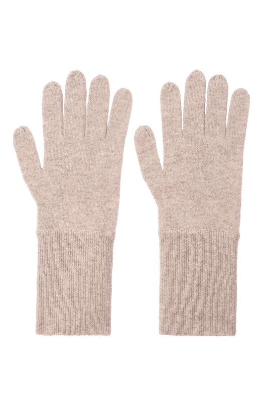 Кашемировые перчатки Allude 255/92000 Бежевый  255/92000 Фото 3
