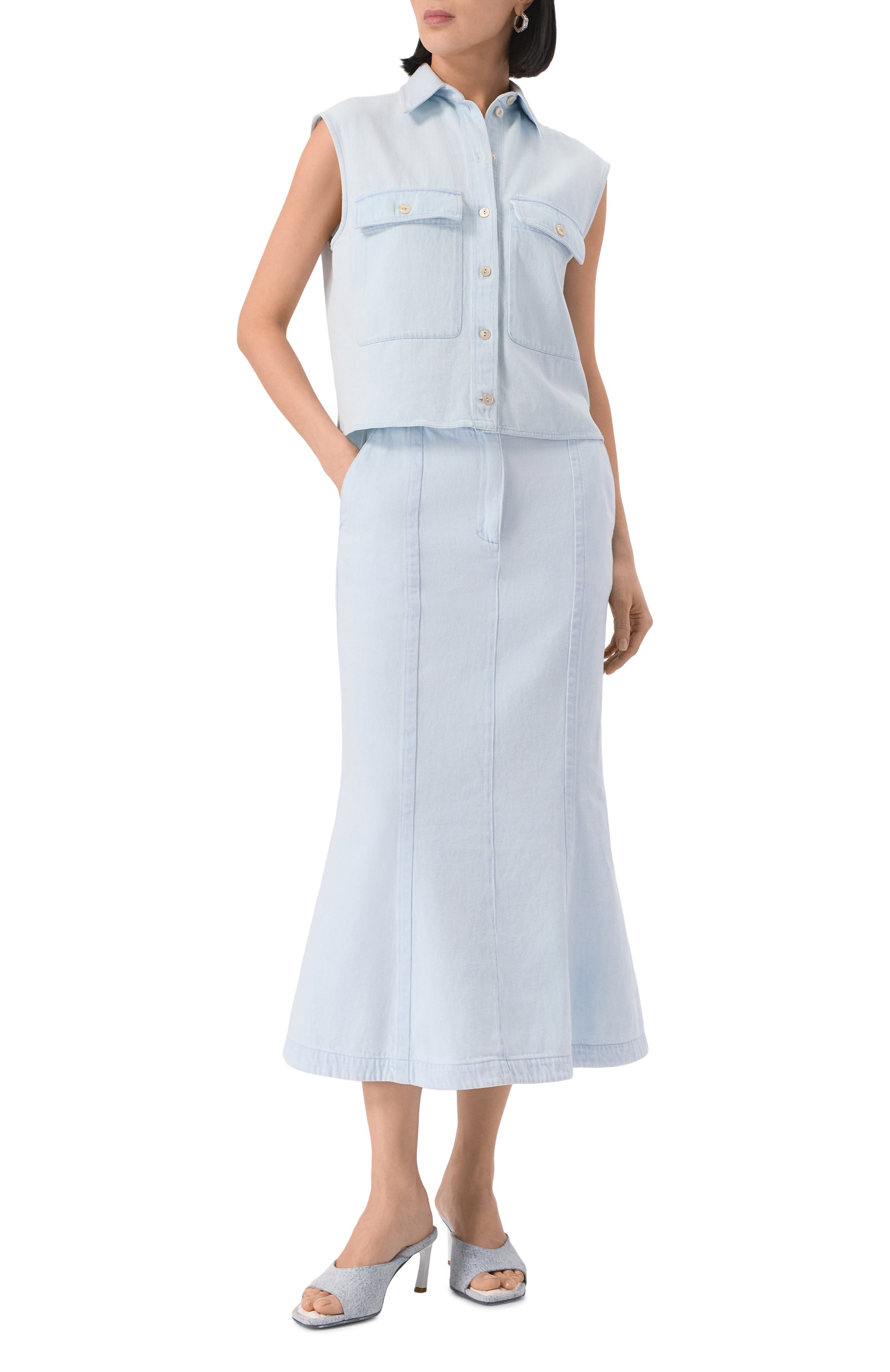 Джинсовая юбка AGNONA, арт. TG0903/U2079, фото 2