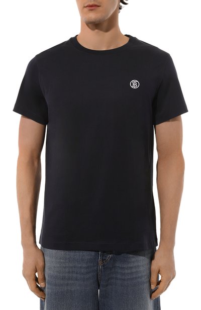 Хлопковая футболка BURBERRY, арт. 8056176, фото 3