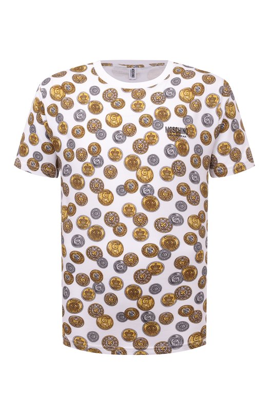 

Хлопковая футболка Moschino, Белый