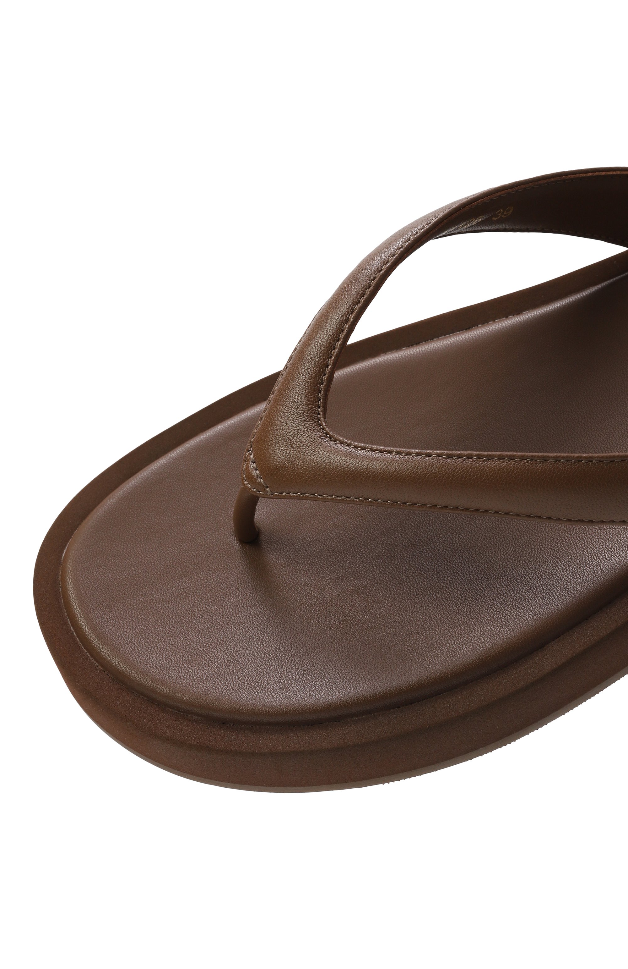 Кожаные шлепанцы 12 STOREEZ, арт. 131126, фото 7