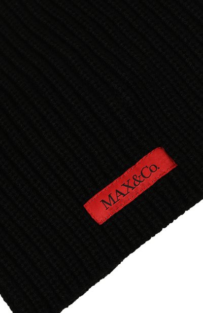 Шарф-снуд MAX&CO черного цвета по цене 4155 руб., арт. MX0097-MX048, фото 3 Шарф-снуд MAX&CO, арт. MX0097-MX048, фото 3