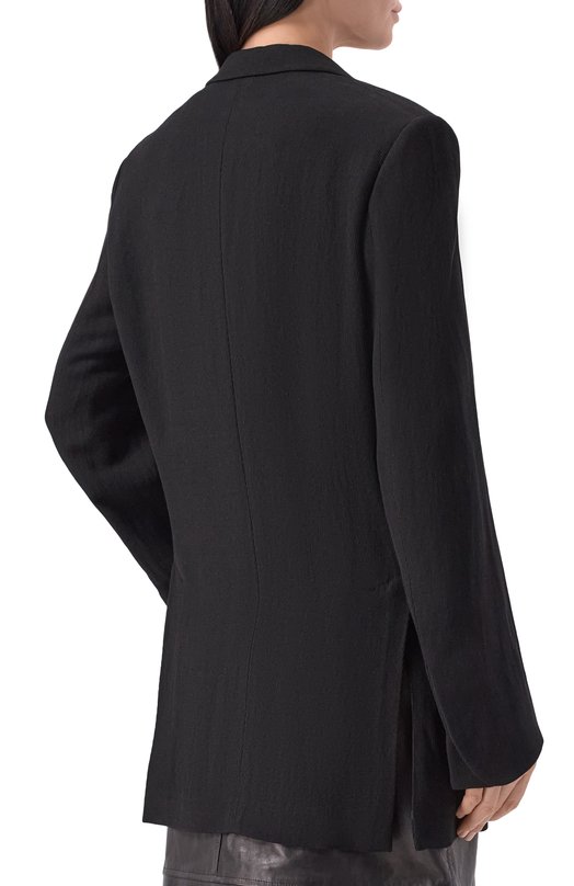 Жакет из вискозы и льна Petar Petrov S26TJ8 Чёрный  S26TJ8 Фото 4