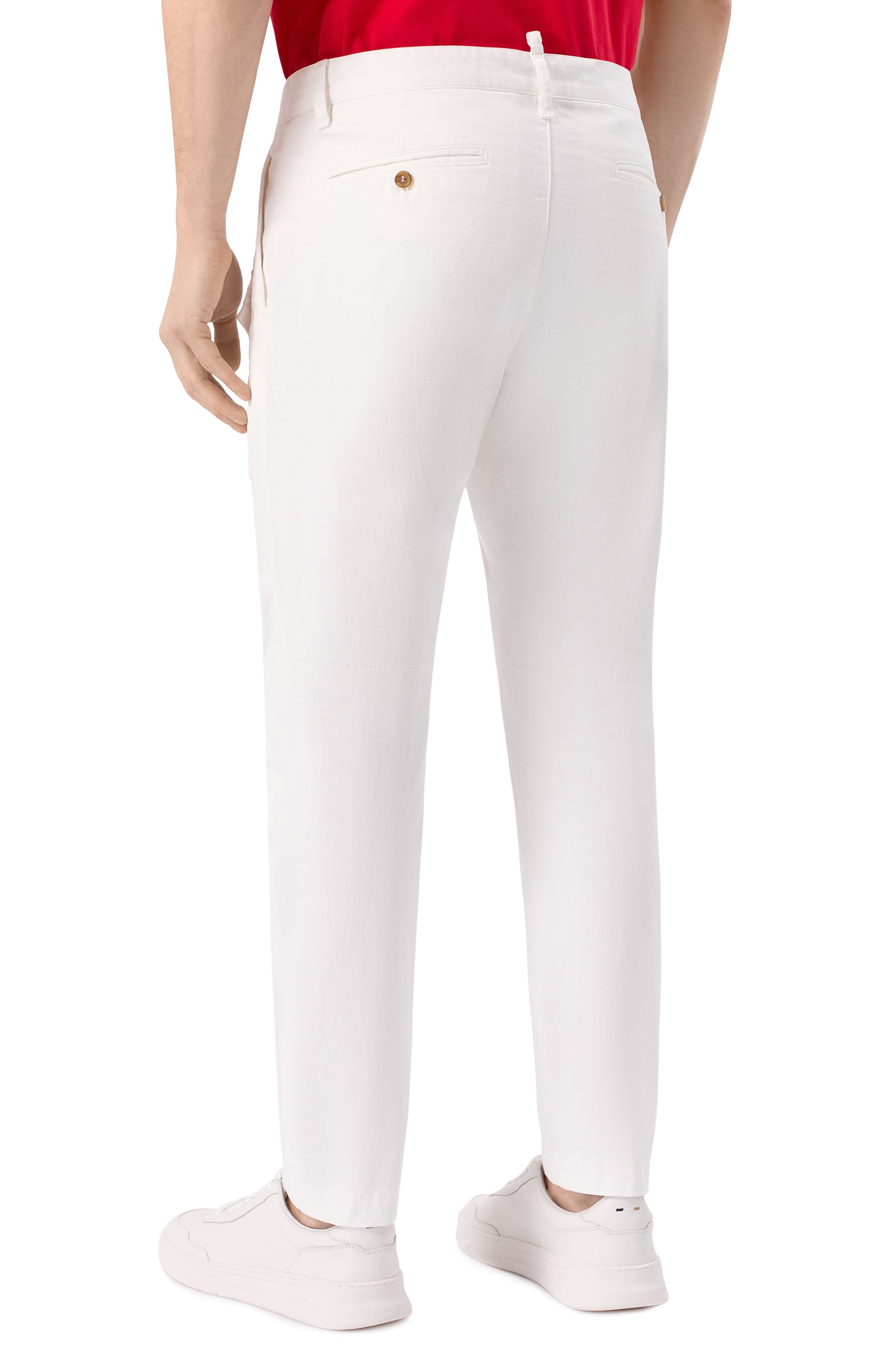 Хлопковые брюки-карго DSQUARED2, арт. S74KB0818/S39021, фото 4