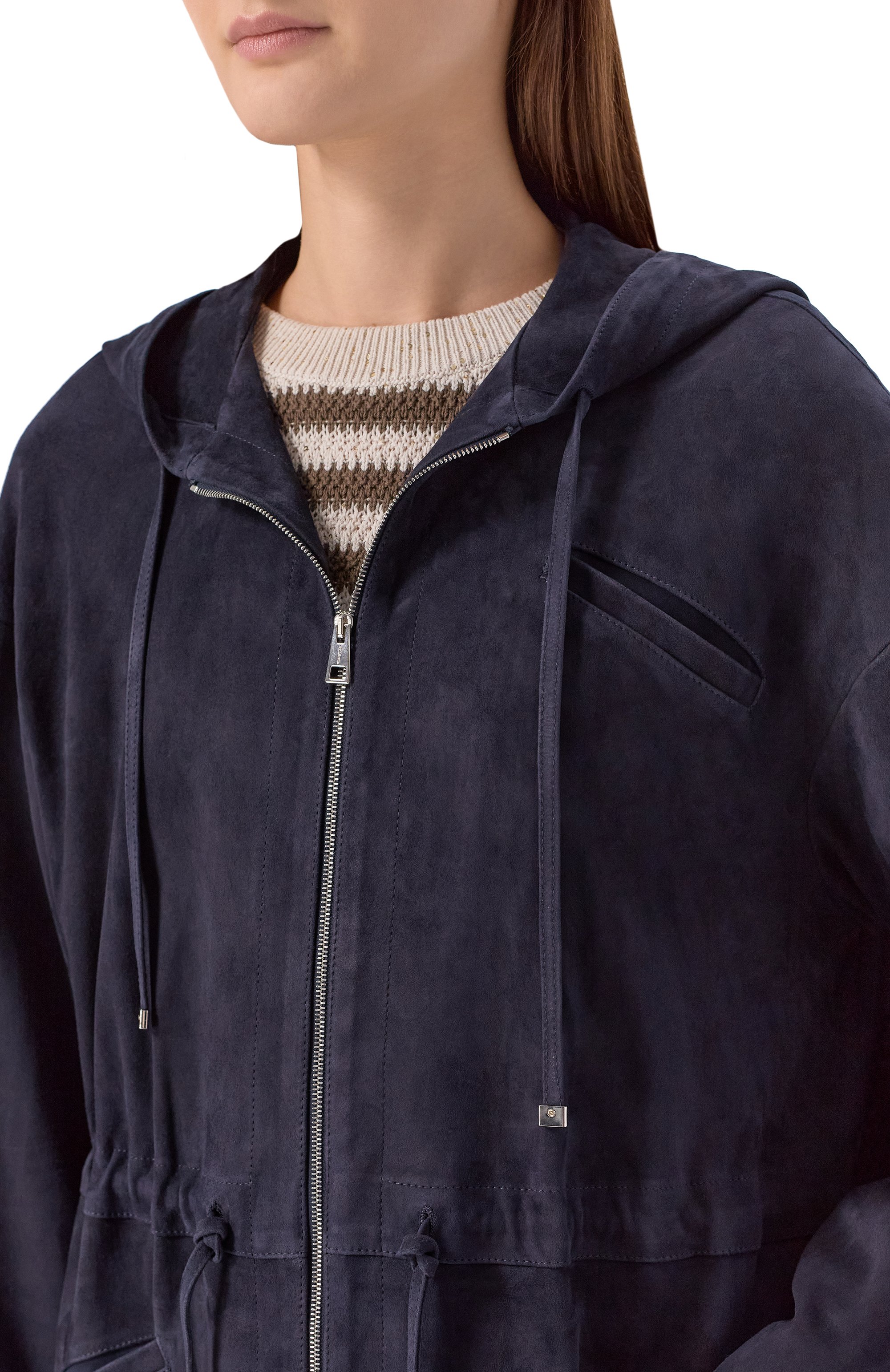 Замшевая парка KITON, арт. D61674K0918F, фото 5