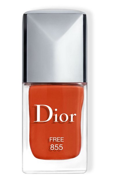 Женский лак для ногтей с эффектом гелевого покрытия dior vernis, оттенок 855 свободный (10ml) DIOR, арт. C033500855