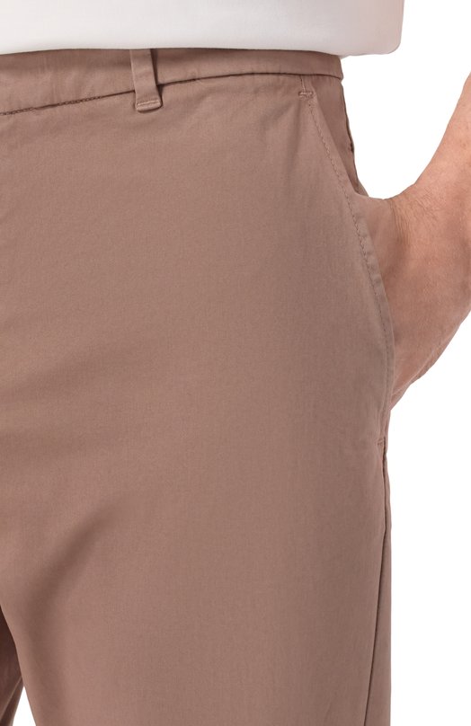 Хлопковые брюки Bogner 18386888 Бежевый  18386888 Фото 5