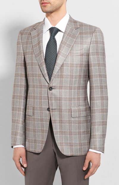 Пиджак из шелка и кашемира CANALI, арт. T11280/CX01711, фото 3