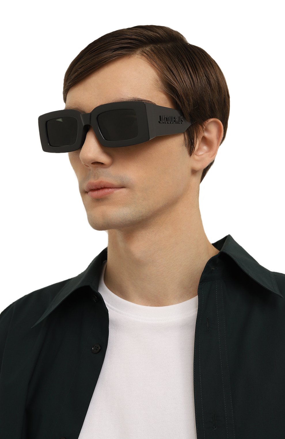 Солнцезащитные очки JACQUEMUS, арт. LES LUNETTES TUPI MILTI BLACK, фото 3