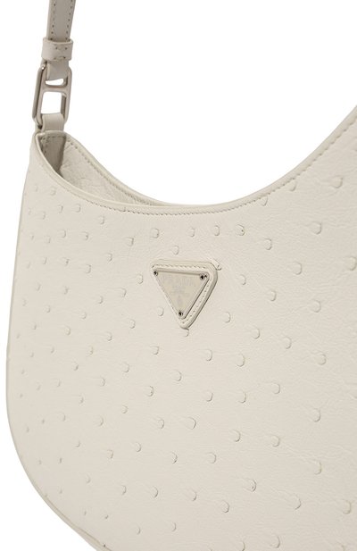 Сумка cleo из кожи страуса PRADA, арт. 1BC499-130-F0009-OOO, фото 3