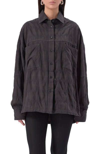 Рубашка из шерсти и хлопка ANDREA YA'AQOV, арт. 25WT0K27/C0TT0N W00L, фото 3