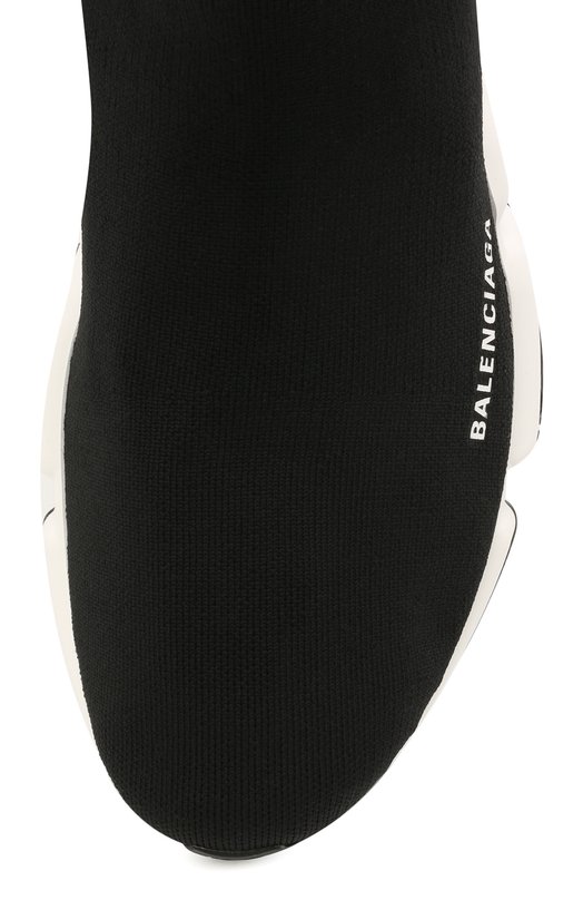 Текстильные кроссовки Speed 2.0 Balenciaga 645056/W2DBQ Чёрный  645056/W2DBQ Фото 5