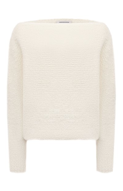 Женский свитер из кашемира и шелка SASHAVERSE, арт. KNTP012/Boucle/32295/W24