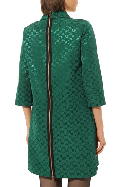Платье из хлопка и вискозы GUCCI, арт. 681381 ZAHMD, фото 4