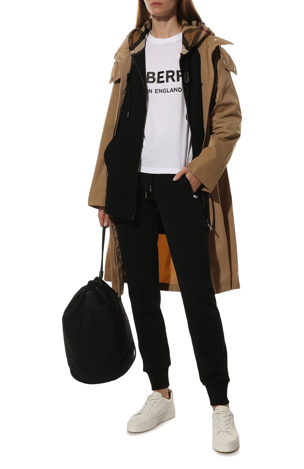Хлопковая футболка BURBERRY, арт. 8008894, фото 2