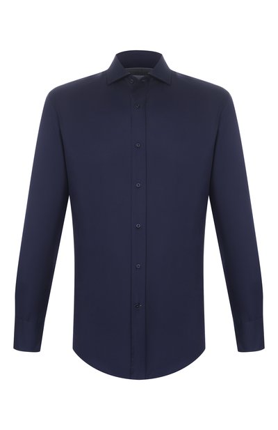 Хлопковая сорочка BRUNELLO CUCINELLI, арт. MW6041718, фото 1