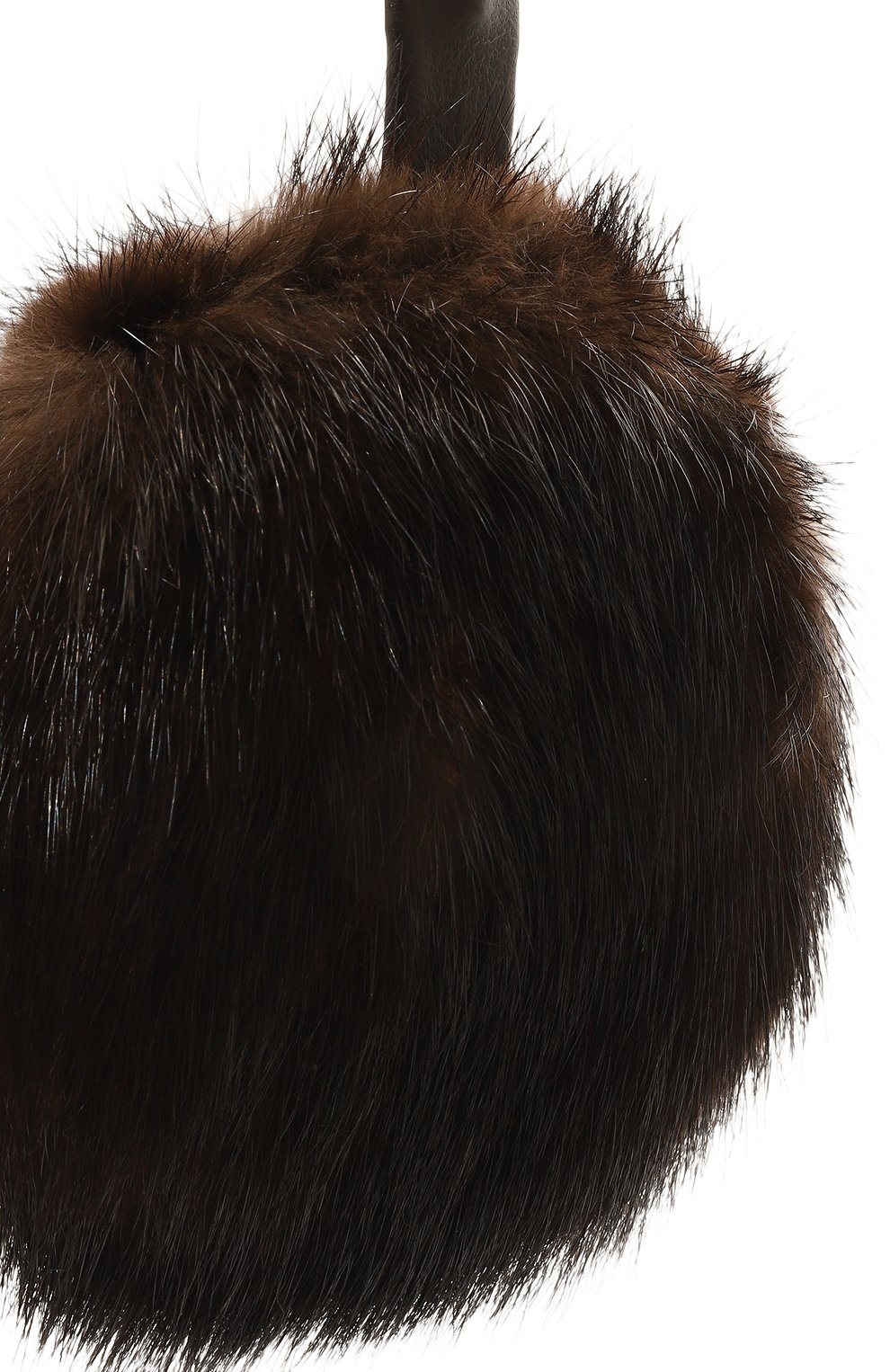 Меховые наушники из норки и кролика YVES SALOMON, арт. 25WAA303XXAGVI, фото 4