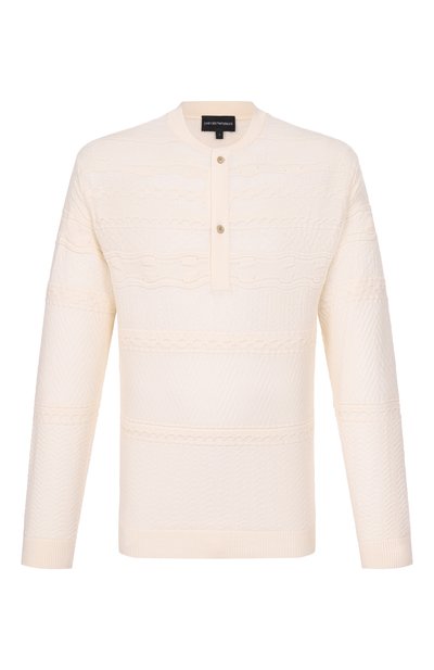 Мужской джемпер из лиоцелла и хлопка EMPORIO ARMANI, арт. EM004442/AF25739