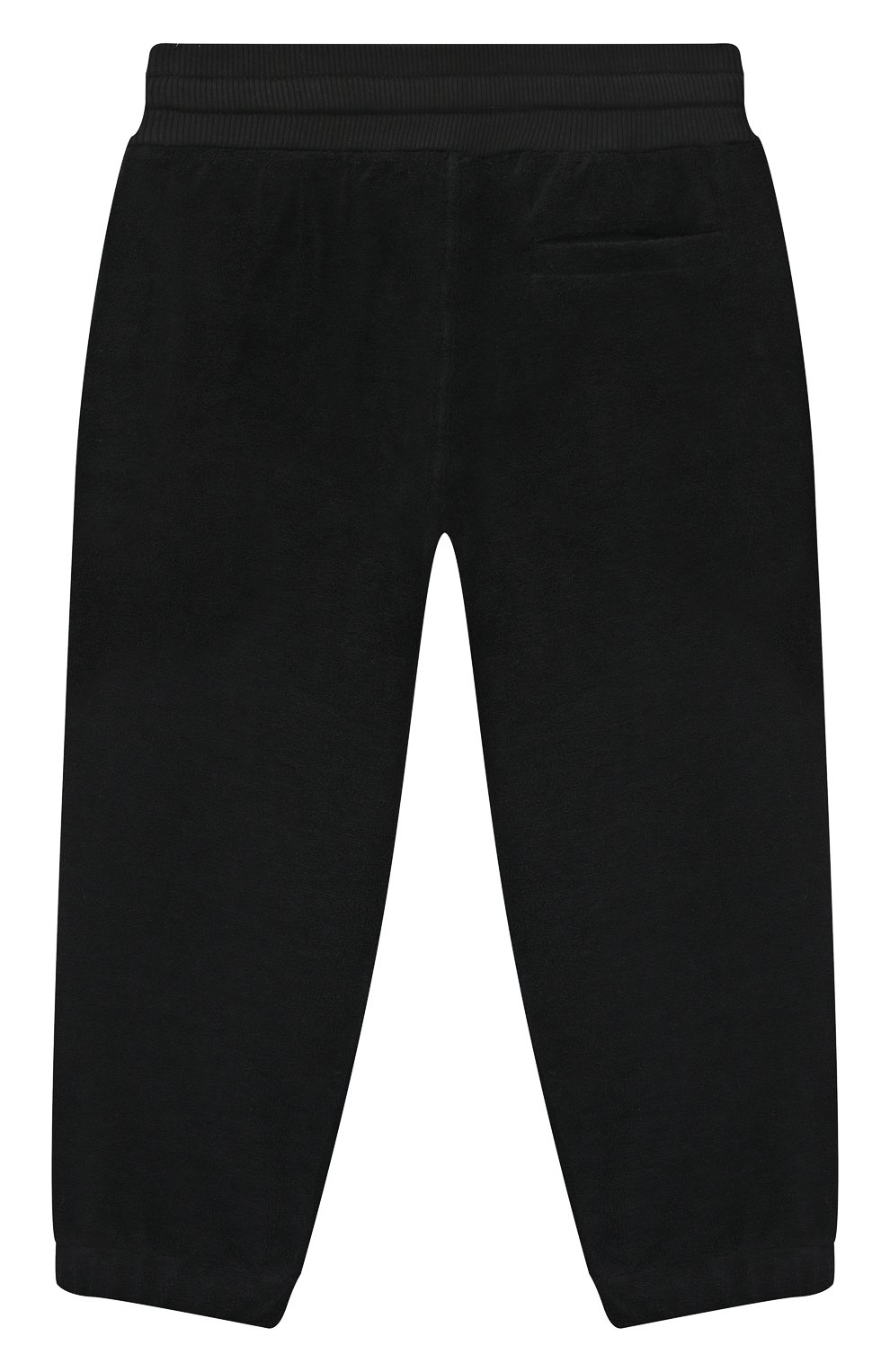 Хлопковые джоггеры DOLCE & GABBANA черного цвета по цене 29950 руб., арт. L4JPHQ/G7I8U/2-6, фото 2 Хлопковые джоггеры DOLCE & GABBANA, арт. L4JPHQ/G7I8U/2-6, фото 2