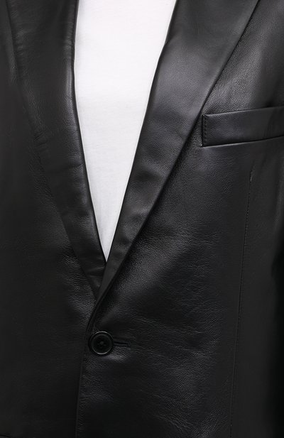 Кожаный жакет VETEMENTS, арт. UAH21JA009 2401/W, фото 5