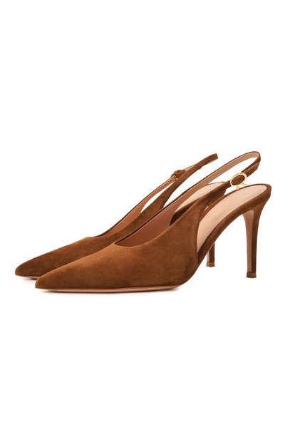Женские замшевые туфли robbie 85 GIANVITO ROSSI, арт. G95461.85RIC.CAMTEXA