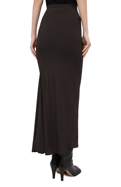Юбка RICK OWENS серого цвета по цене 55450 руб., арт. RP20F2334/CC, фото 5 Юбка RICK OWENS, арт. RP20F2334/CC, фото 5