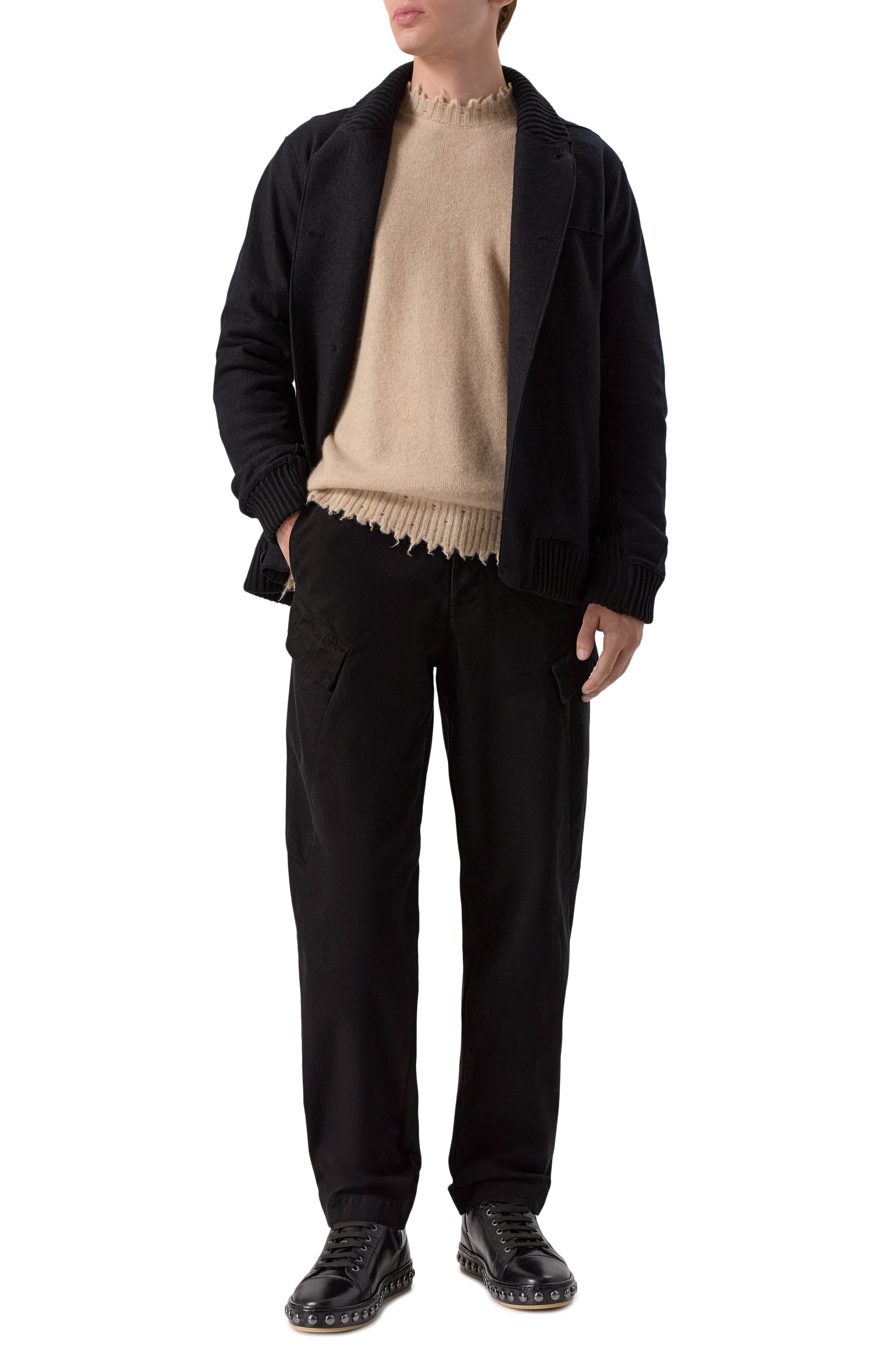 Хлопковые брюки-карго TRANSIT, арт. CFUTRBD132, фото 2