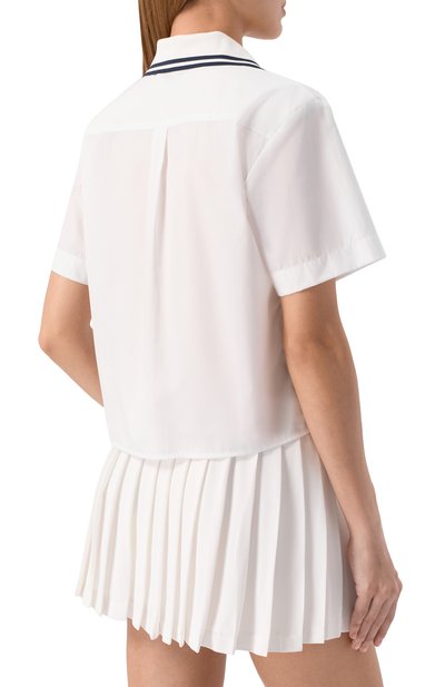 Хлопковая рубашка SPORTY AND RICH, арт. SI023602302WH01, фото 4