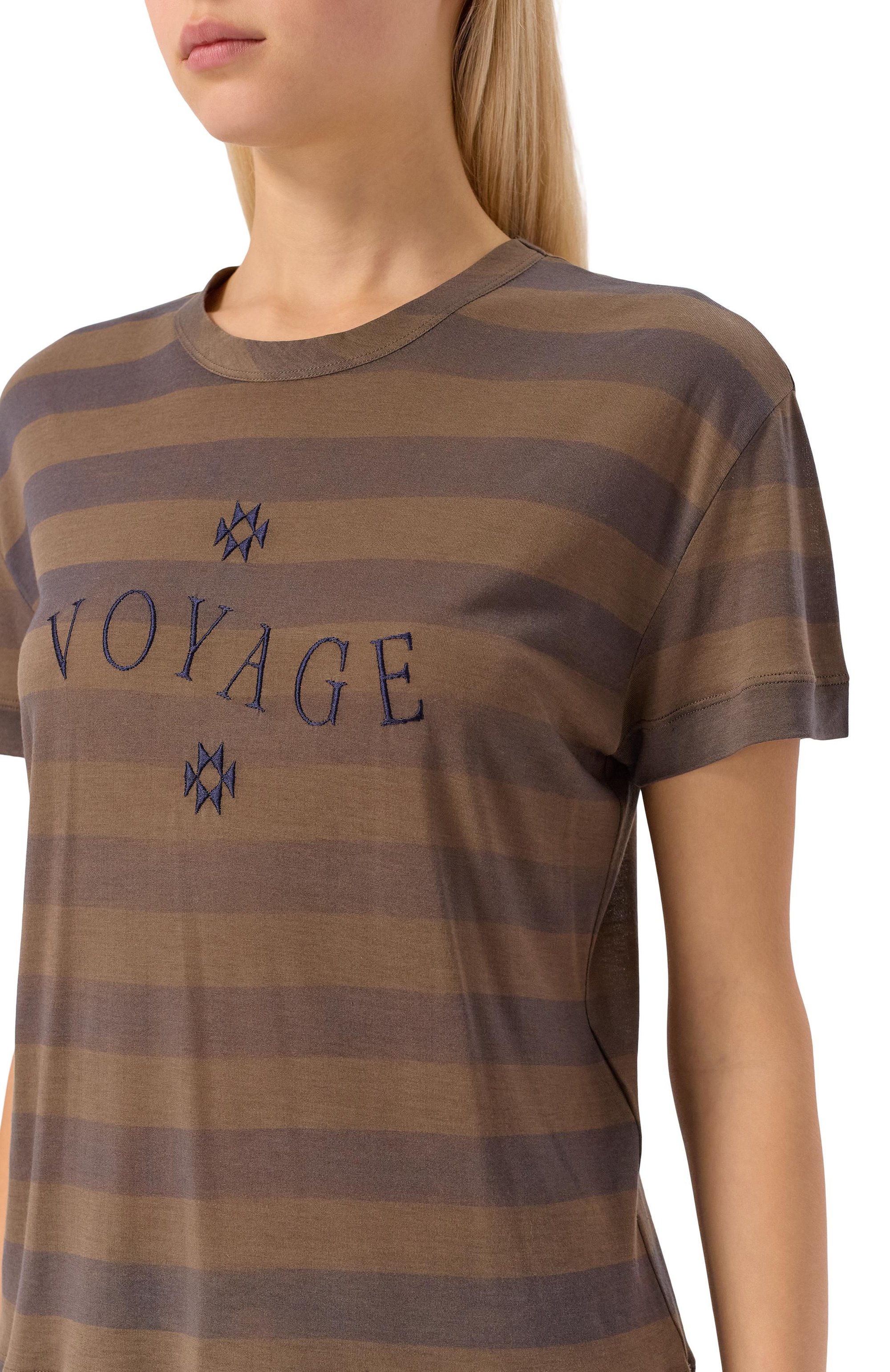 Футболка из лиоцелла и шелка GIORGIO ARMANI, арт. GW002080/AF15963, фото 5