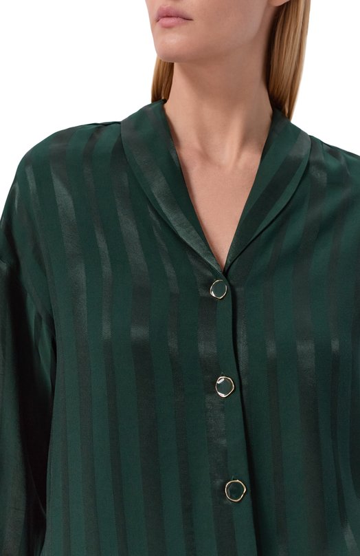 Блузка из вискозы Hanro 074758 Зелёный  074758 Фото 5