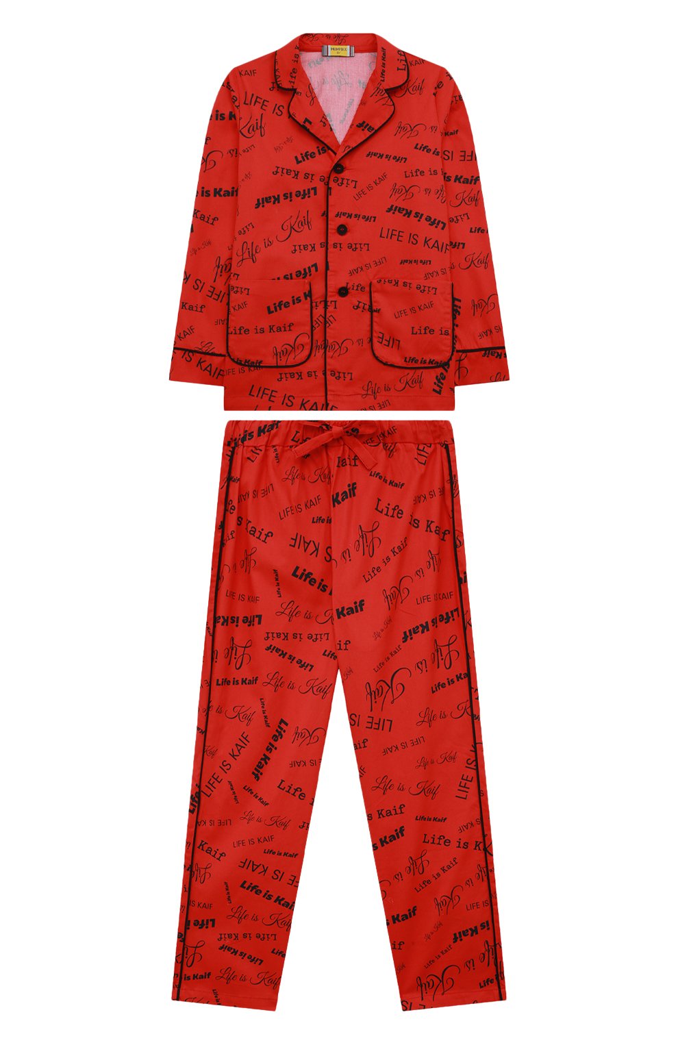 Хлопковая пижама MUMOFSIX, арт. MOSSS22T_PJ02, фото 1