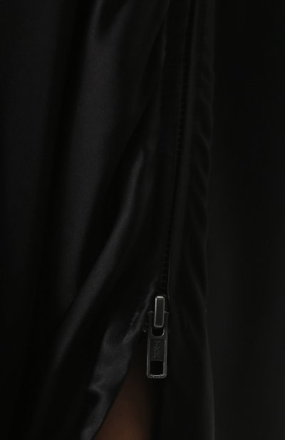Однотонный бомбер из вискозы на молнии ANN DEMEULEMEESTER, арт. 1801-1006-P-180-099, фото 5