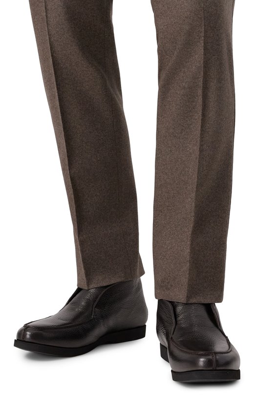 Кожаные ботинки Kiton USSA105N0012601 Коричневый  USSA105N0012601 Фото 3