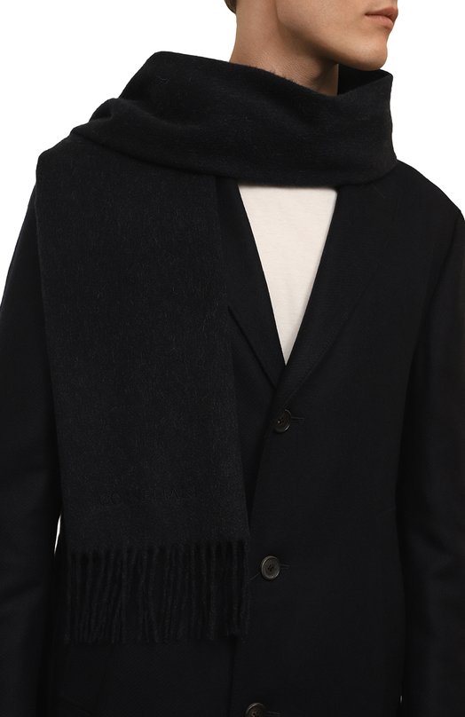 Кашемировый шарф Corneliani 94B344-9429029 Синий  94B344-9429029 Фото 2