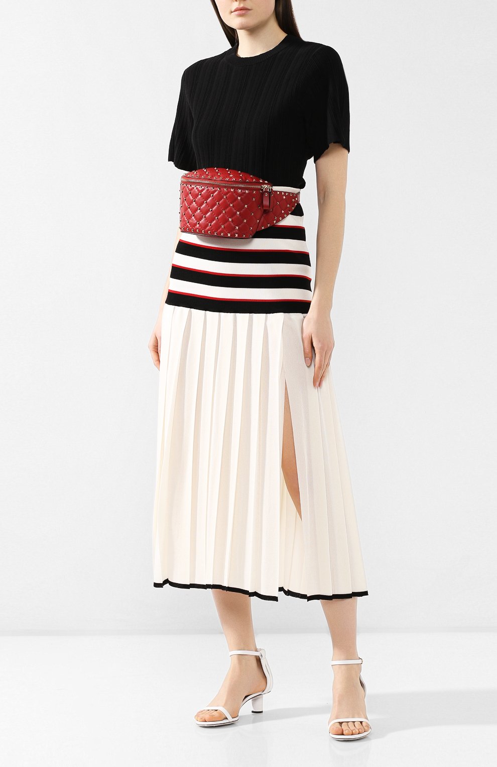 Поясная сумка rockstud spike VALENTINO, арт. RW2B0B45/NAP, фото 2