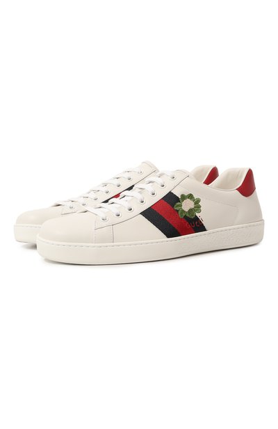 Кожаные кеды ace GUCCI, арт. 630610 1XG60, фото 1