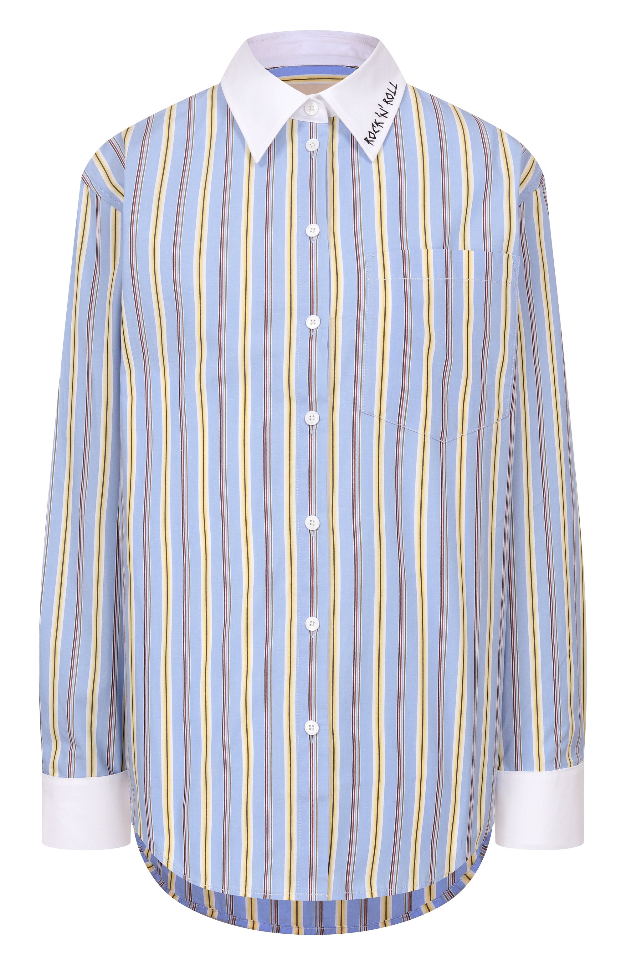 Хлопковая рубашка ZADIG AND VOLTAIRE, арт. WWSH02300, фото 1