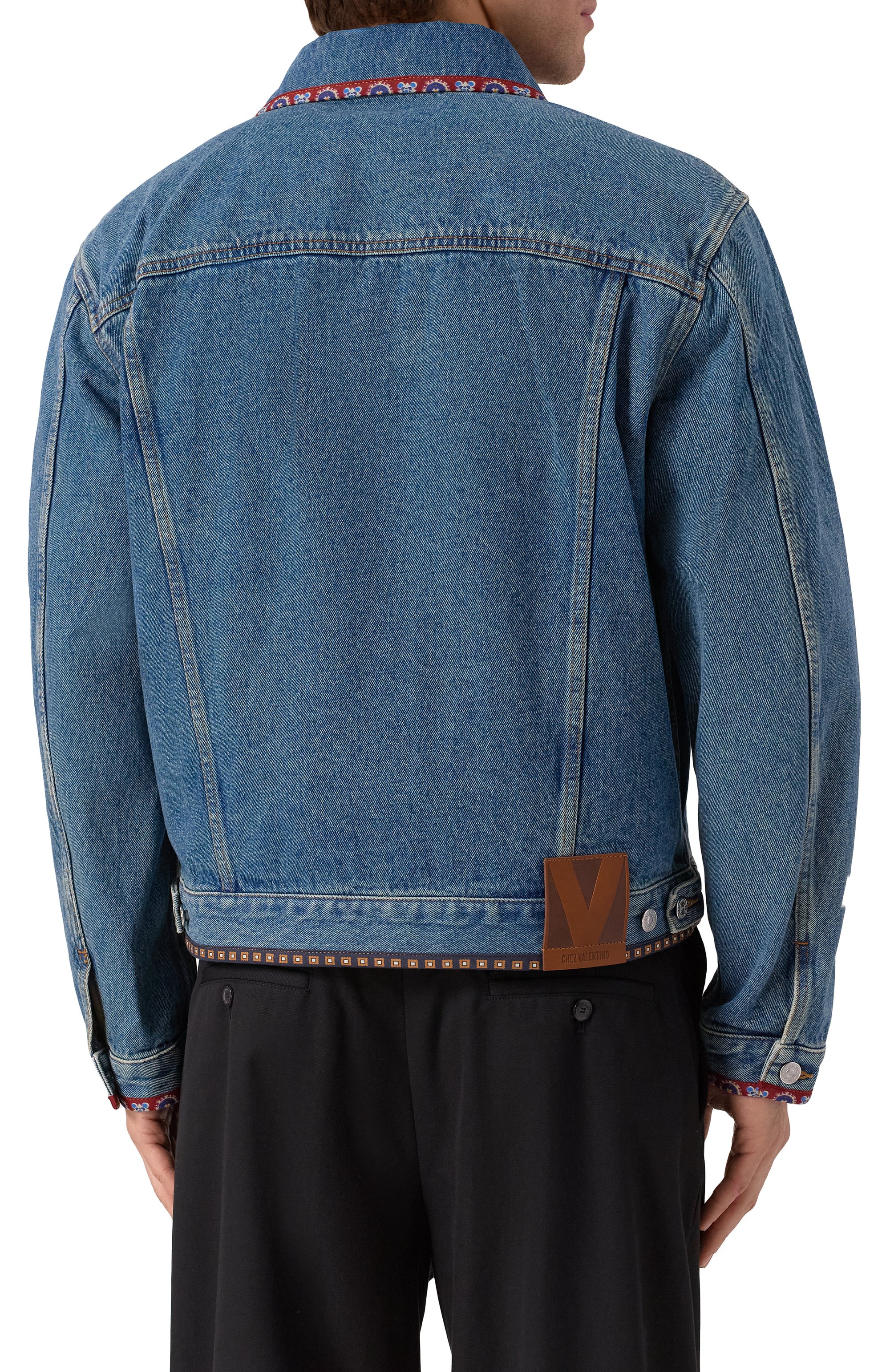 Джинсовая куртка VALENTINO, арт. 7V3DC04Q/B0W, фото 4