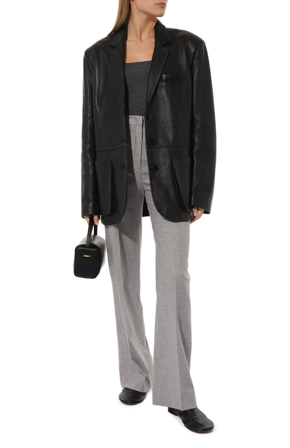 Шерстяное боди NOT SHY темно-серого цвета по цене 17300 руб., арт. 4308014, фото 2 Шерстяное боди NOT SHY, арт. 4308014, фото 2