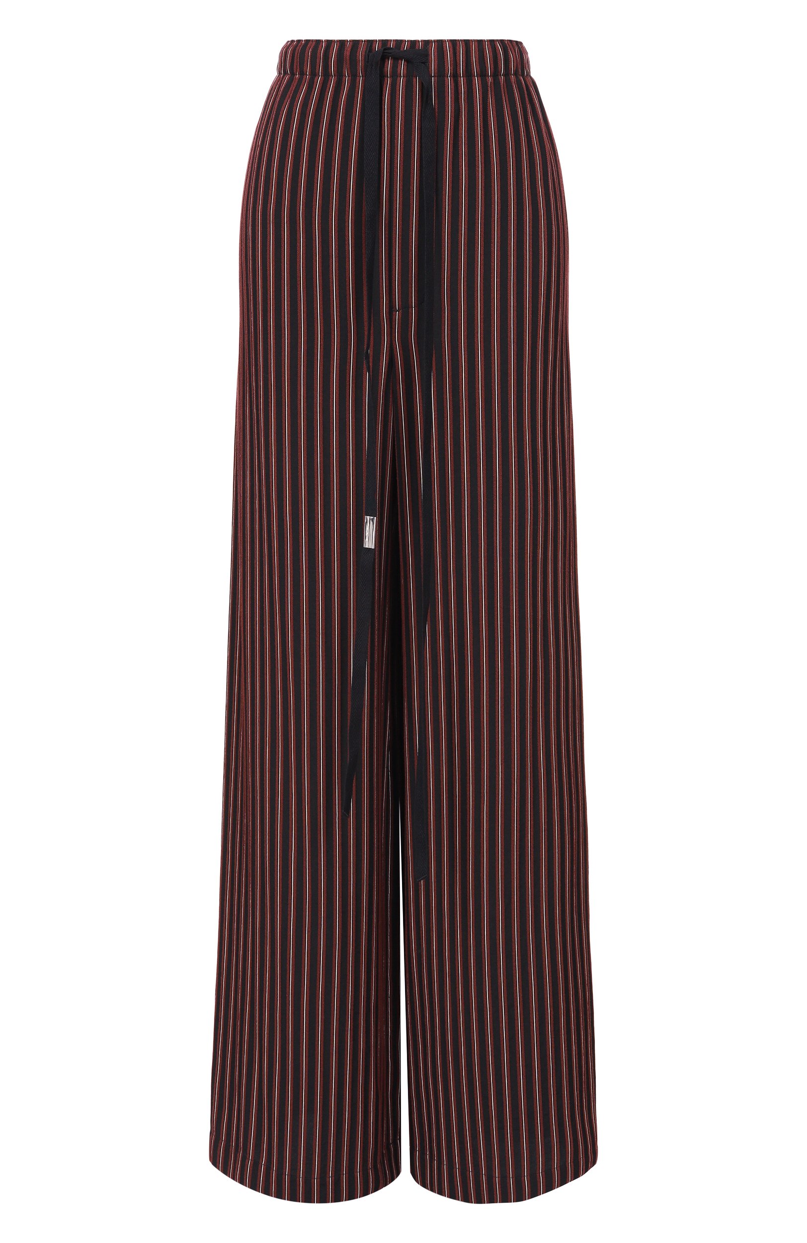 Брюки из вискозы и хлопка ANN DEMEULEMEESTER черного цвета по цене 124500 руб., арт. B0014261/FA748, фото 1 Брюки из вискозы и хлопка ANN DEMEULEMEESTER, арт. B0014261/FA748, фото 1
